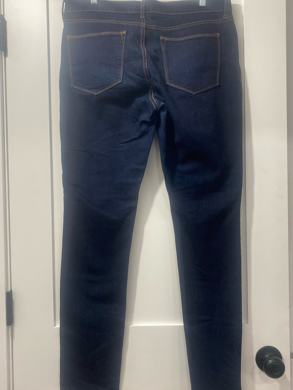 Old Navy Women's Dark Blue Skinny Jeans - Picture 2 of 4